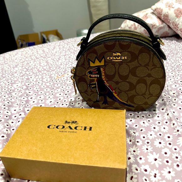 Jean Michael Baquiat COACH crossbody purse - Picture 2 of 7